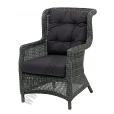 Кресло ротанговое с подушкой 1493