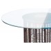 Ротанговый стол со стеклом H-5006RCT